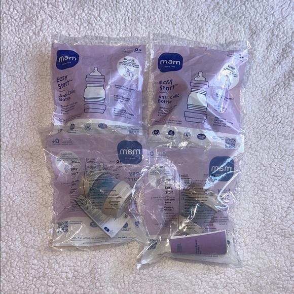 Bundle 4 pieces MAM Easy Start Anti-Colic Bottle - Light Purple - Picture 6 of 7